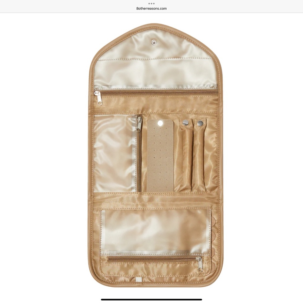 8 Other Reasons Jewelry Travel Bag tan